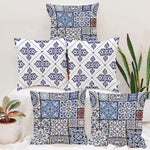 Load image into Gallery viewer, Ethnic Persian Art Box Printed Canvas Cotton Rectangular Cushion Covers, Set of 5