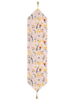 Load image into Gallery viewer, Cheerful Spring Exotic Canvas Table Runner for a Summery Look With Tassel