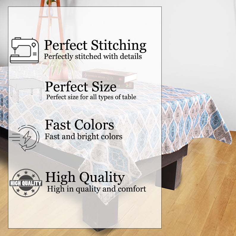 Premium Cotton Canvas Table Cover for Home and Events, 40X60 Inches