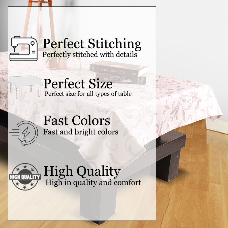 Premium Cotton Canvas Table Cover for Home and Events, 40X60 Inches