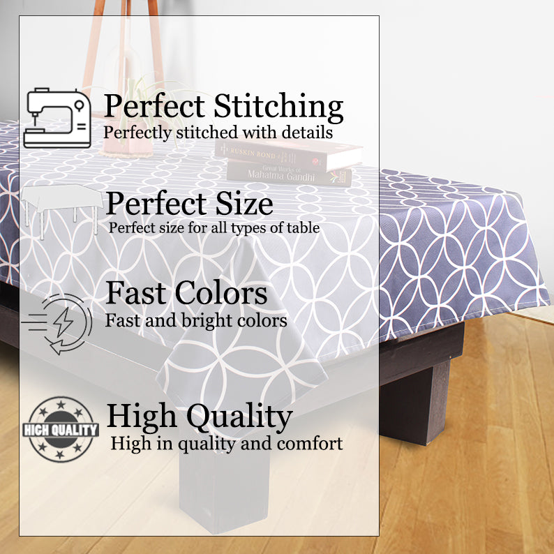 Premium Cotton Canvas Table Cover for Home and Events, 40X60 Inches