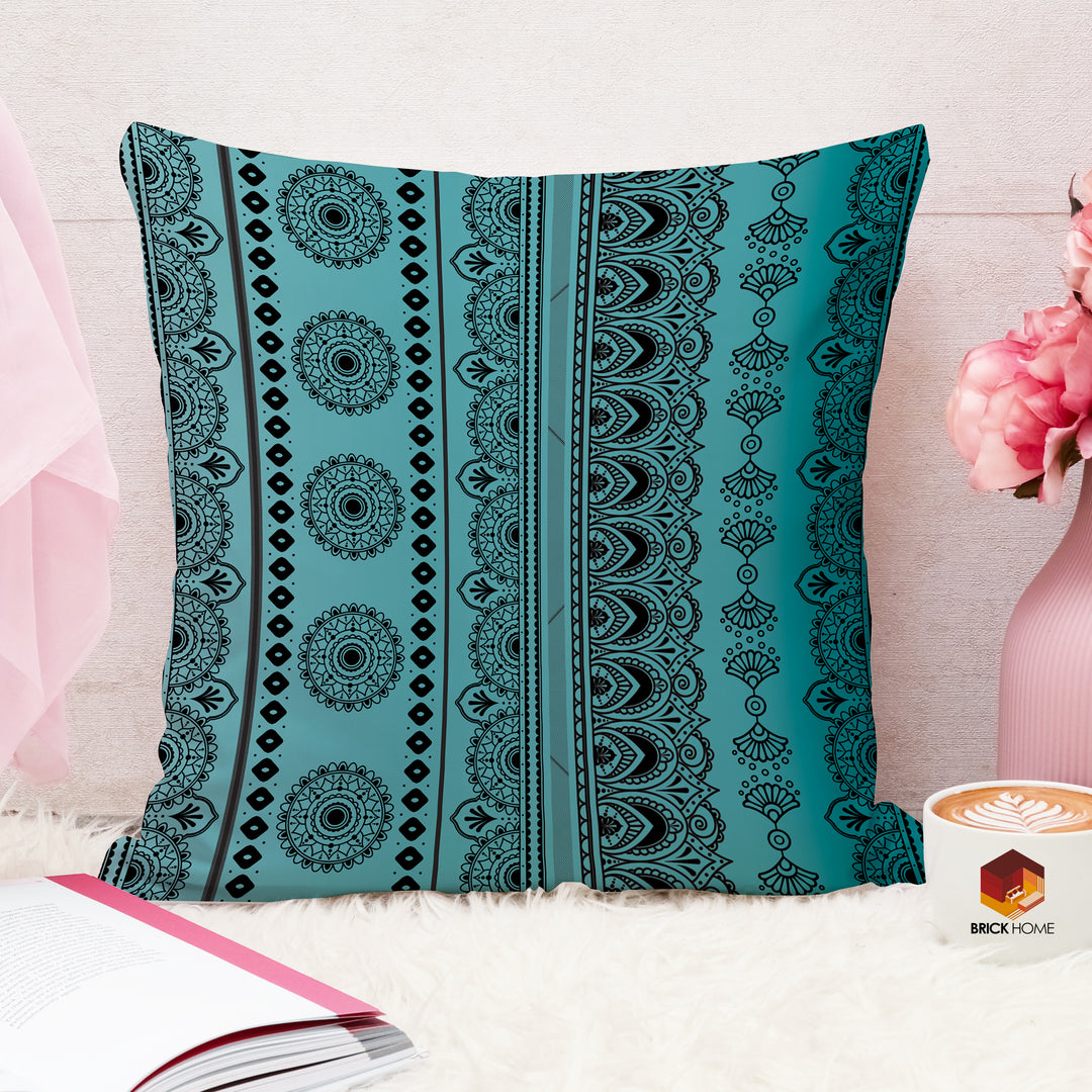 Soft Touch Luxurious Printed Cotton Canvas Cushion Cover Set of 2