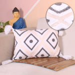Load image into Gallery viewer, Hand Crafted Embroidered Bohemian Cushion Cover, Set of 1 (12 x18 inches/ 30x45 cm) 15

