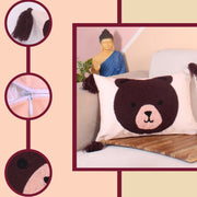 Hand Crafted Embroidered Bohemian Cushion Cover, Set of 1 (12 x18 inches/ 30x45 cm)