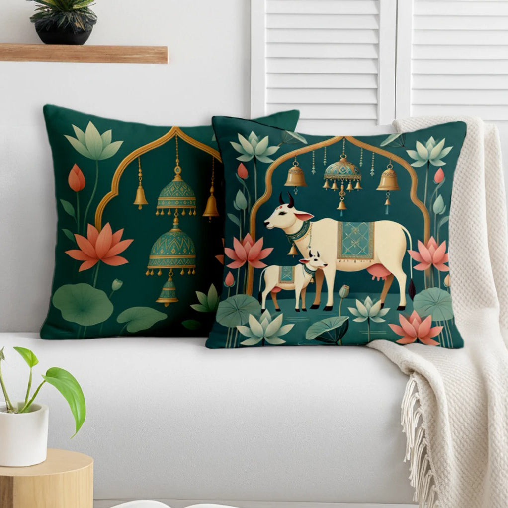 Set of 2 (16x16 in),Lotus