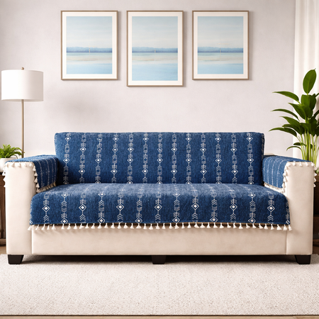1 Seater Full (24x60 Inch),Blue
