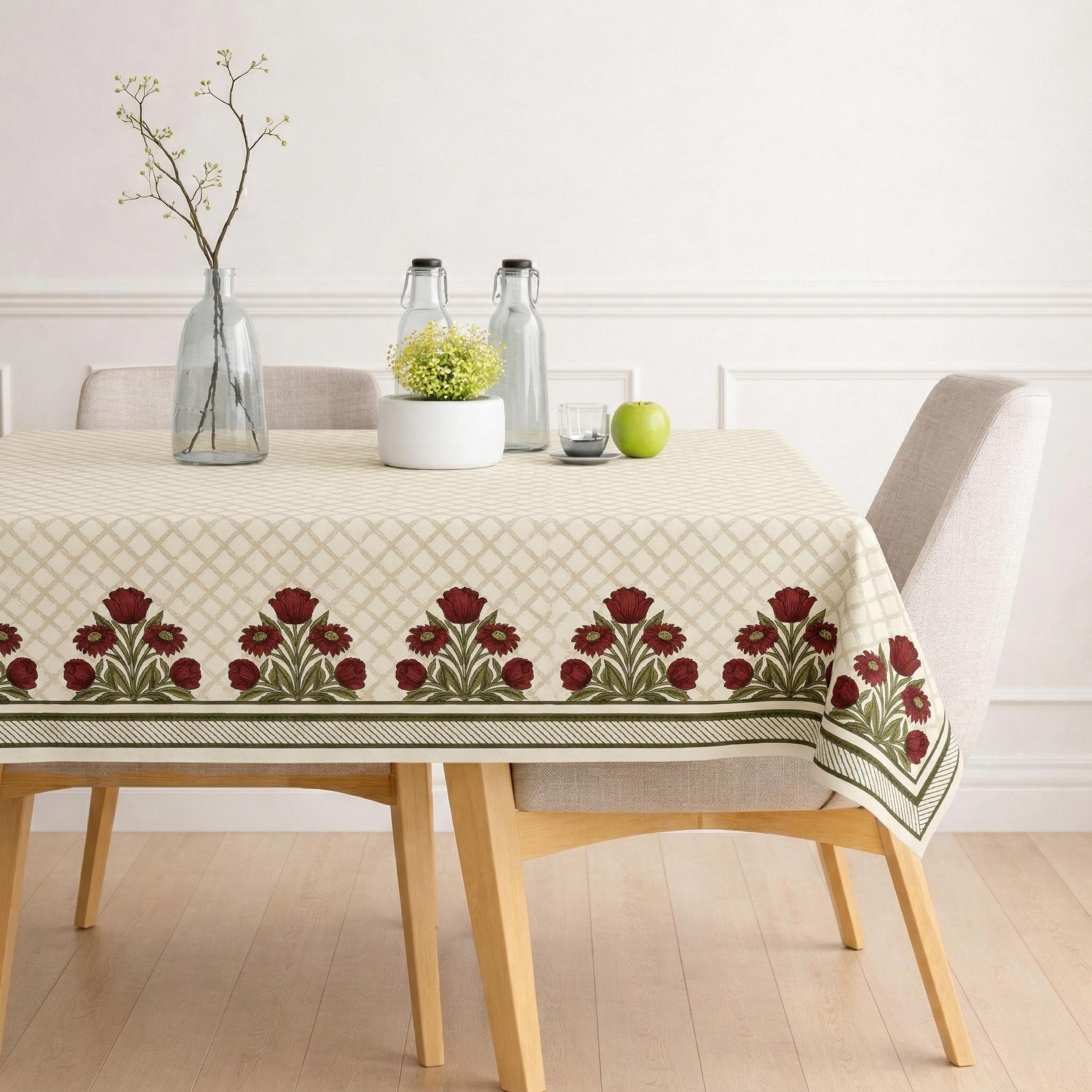 54x78 Inches (Fits 4–6 Seater),Gulbahar