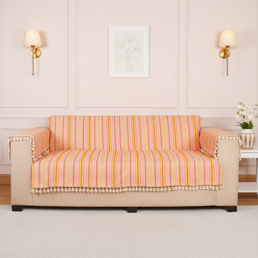 3 Seater Full (70x60 Inch),Pink