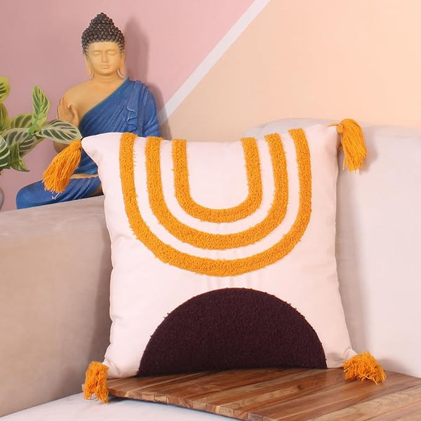 Sunrise Arch Tufted Cushion Cover