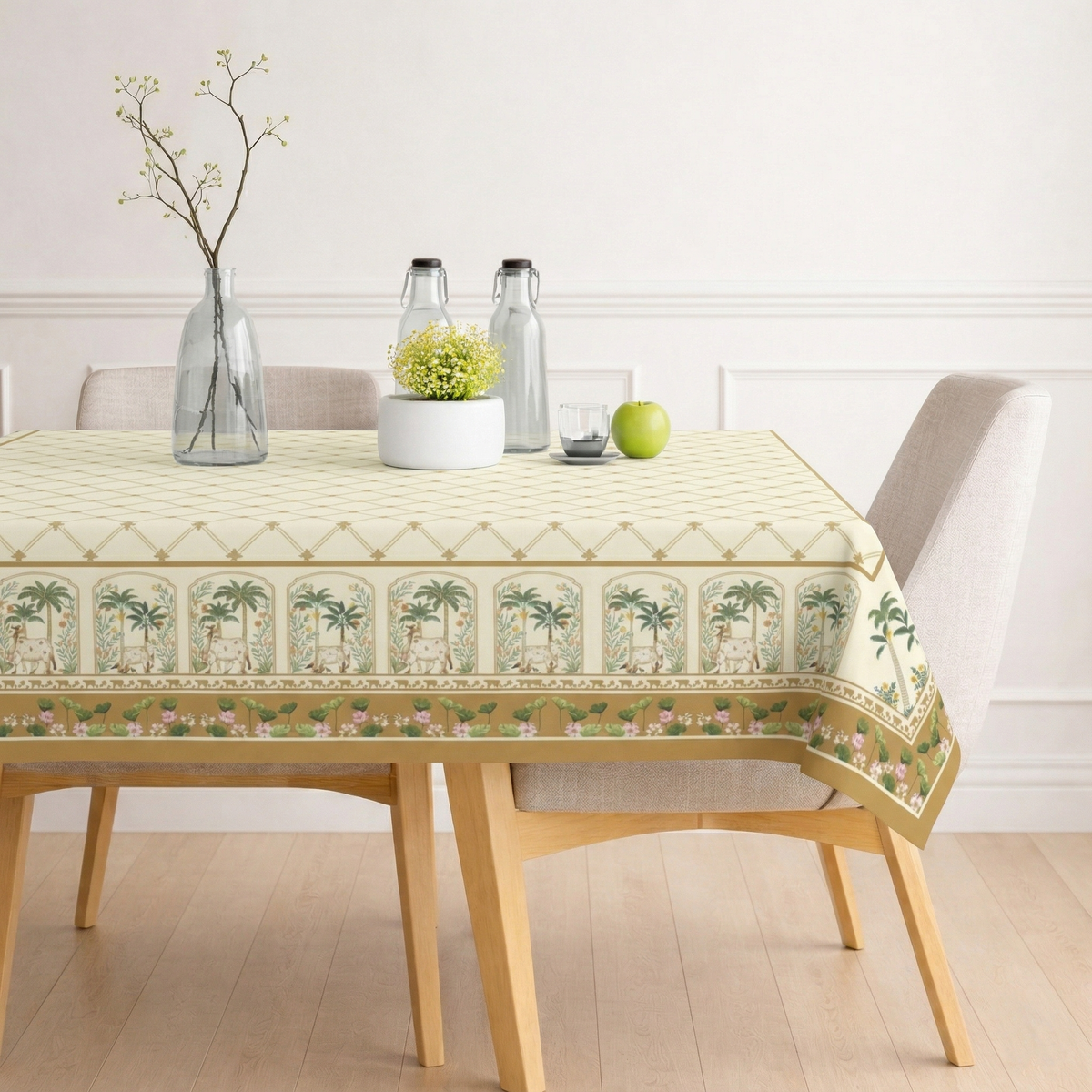 54x78 Inches (Fits 4–6 Seater),Pichwai