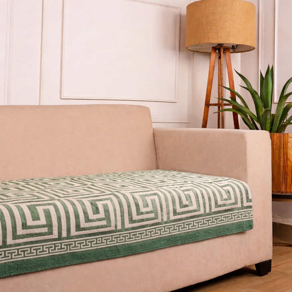 1 Seater Half (24x30 Inch),Green