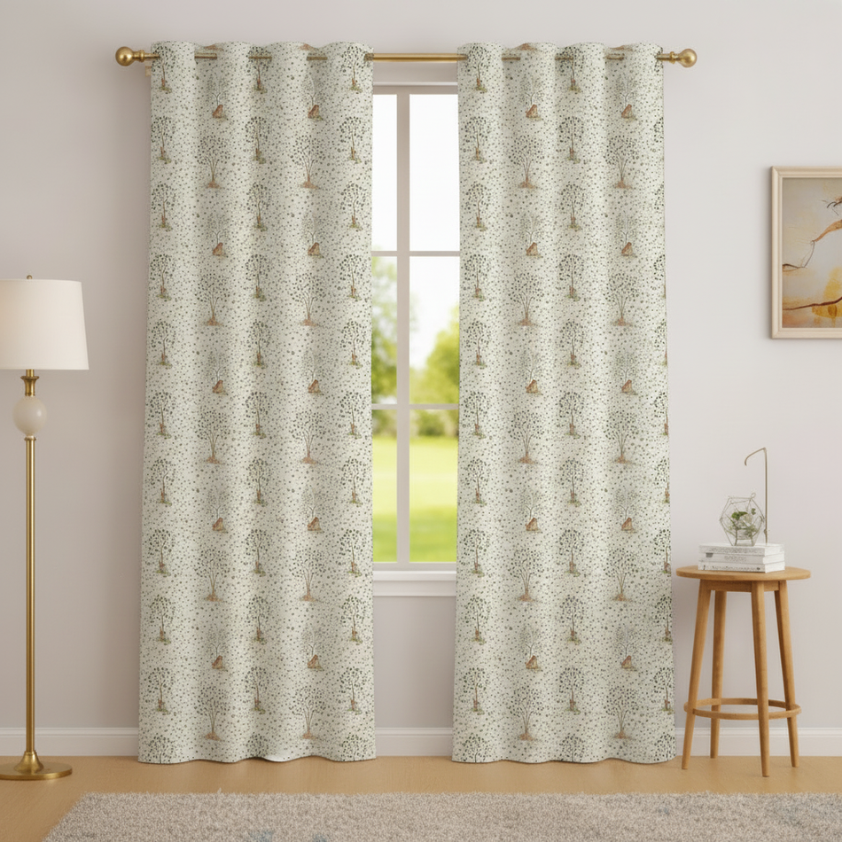 Elowen Premium Satin Room Darkening Door Curtain 7 x 4 Feet | Blocks 70–80% Light | Ideal for Bedroom, Living Room & Home Décor