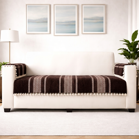 1 Seater Half (24x30 Inch),Brown