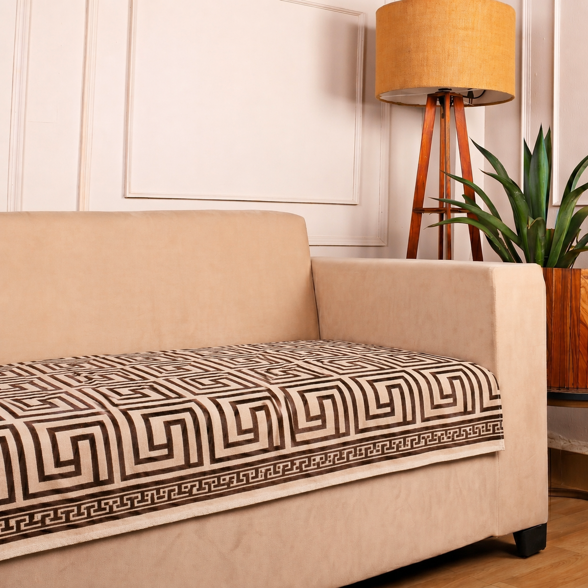 1 Seater Half (24x30 Inch),Light Brown