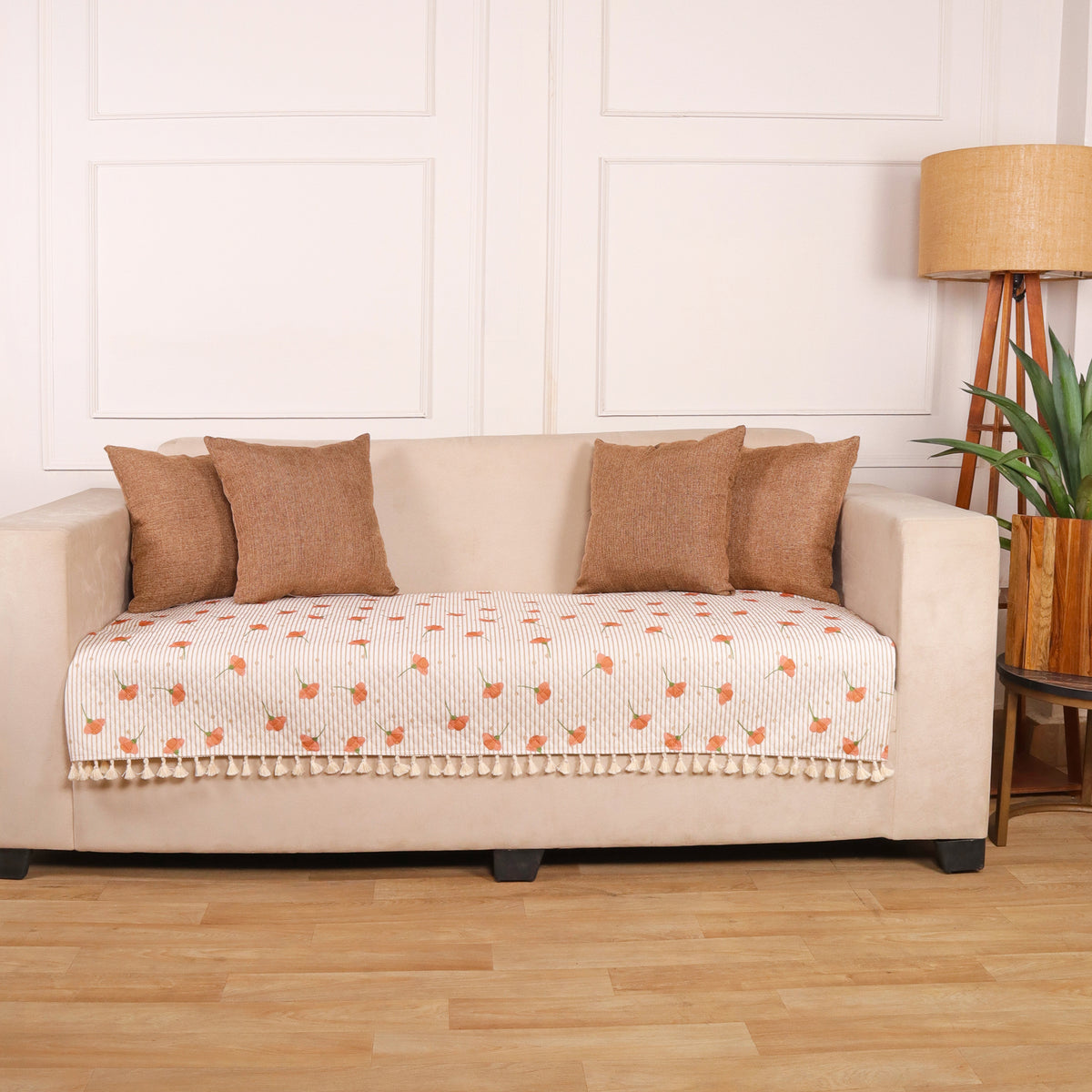 1 Seater Half (24x30 Inch),Beige