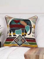 Load image into Gallery viewer, Polycotton Tufted Cushion Cover | Pack of 1 | Ideal for sofas, beds, and lounge chairs
