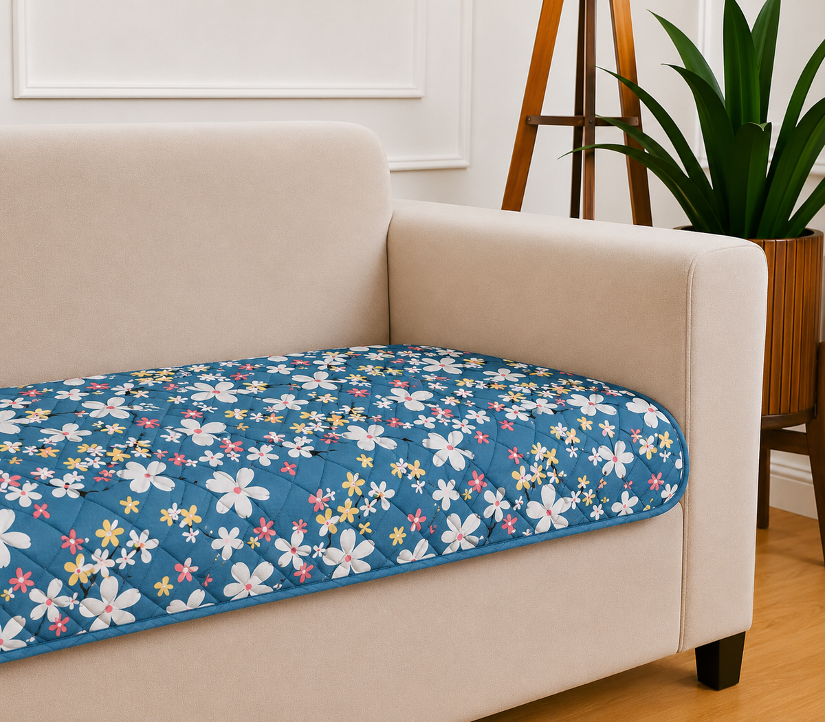 3 Seater (70x30 Inch),Sunnyblossom