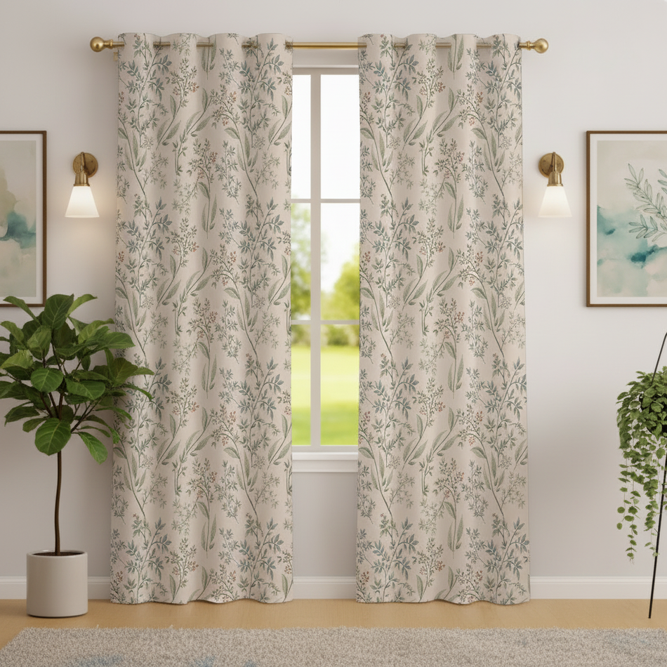 Aveline Premium Satin Room Darkening Door Curtain 7 x 4 Feet | Blocks 70–80% Light | Ideal for Bedroom, Living Room & Home Décor