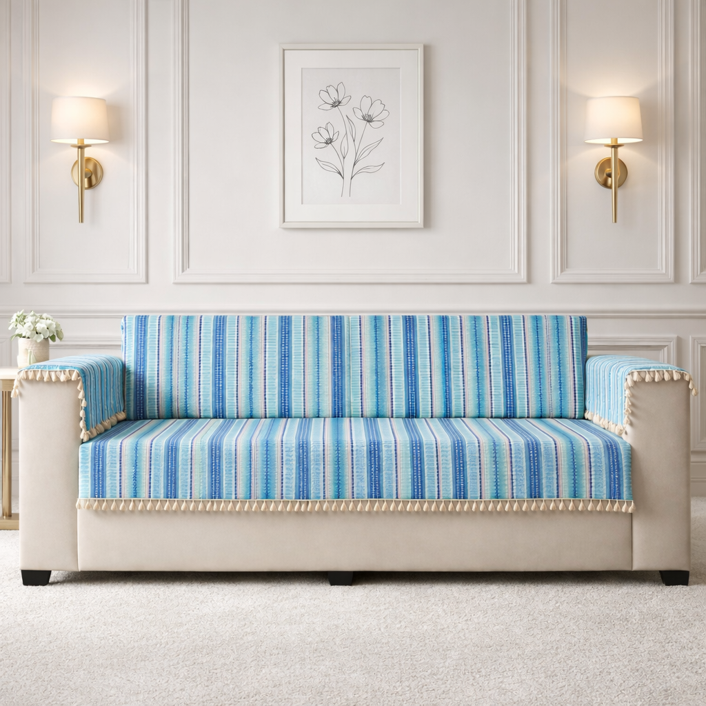 1 Seater Full (24x60 Inch),Blue