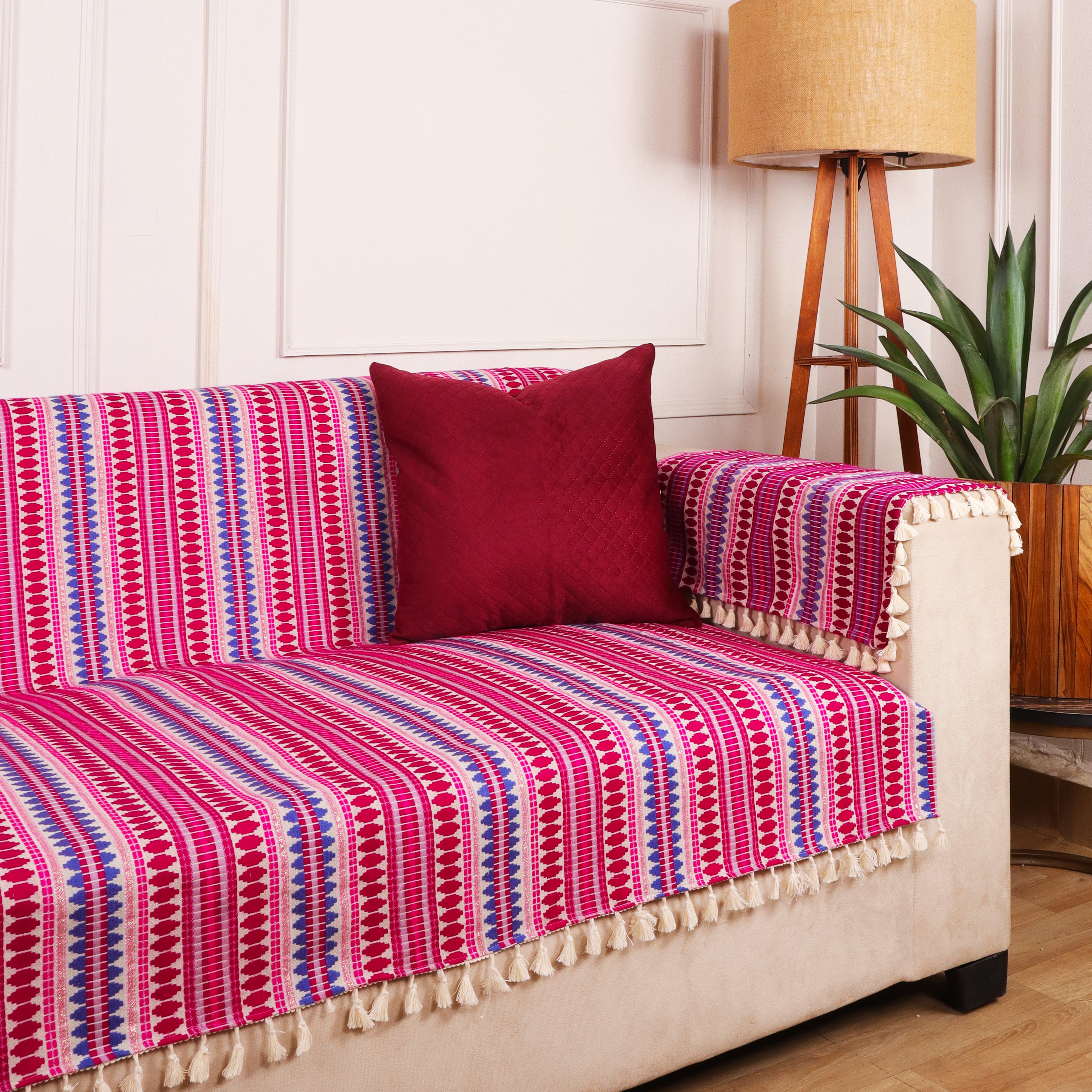 2 Seater Full (48x60 Inch),Maroon