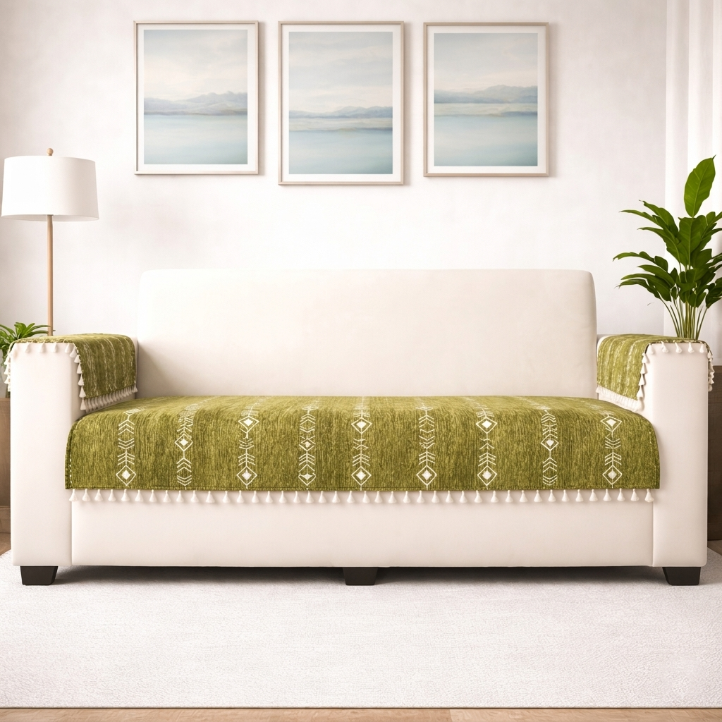 3 Seater Half (70x30 Inch),Green