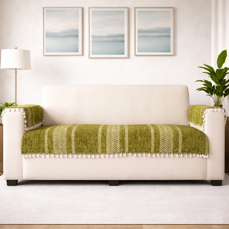 3 Seater Half (70x30 Inch),Green