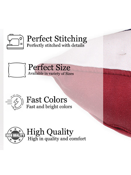 Polycotton Tufted Cushion Cover | Pack of 1 | Ideal for sofas, beds, and lounge chairs