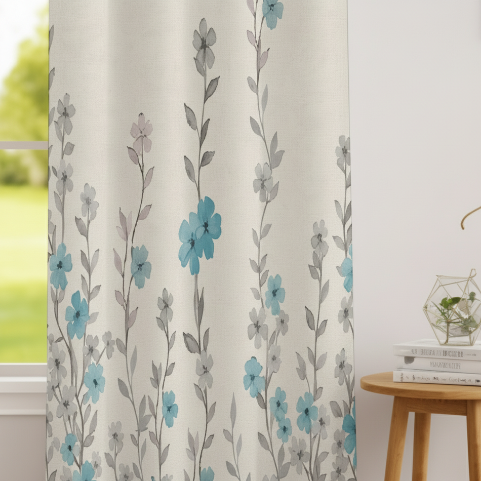 Azura Premium Satin Room Darkening Door Curtain 7 x 4 Feet | Blocks 70–80% Light | Ideal for Bedroom, Living Room & Home Décor