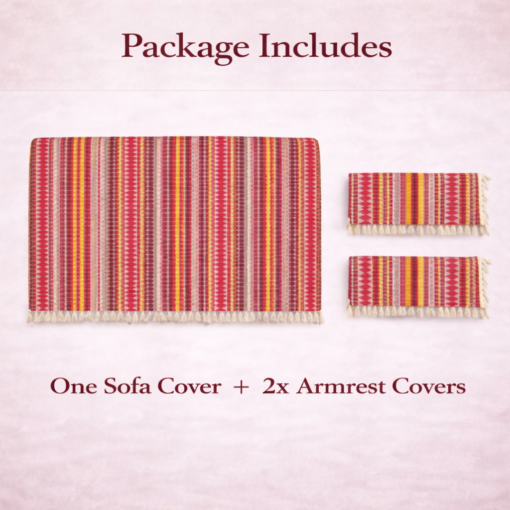 2 Seater Half (48x30 Inch),Red