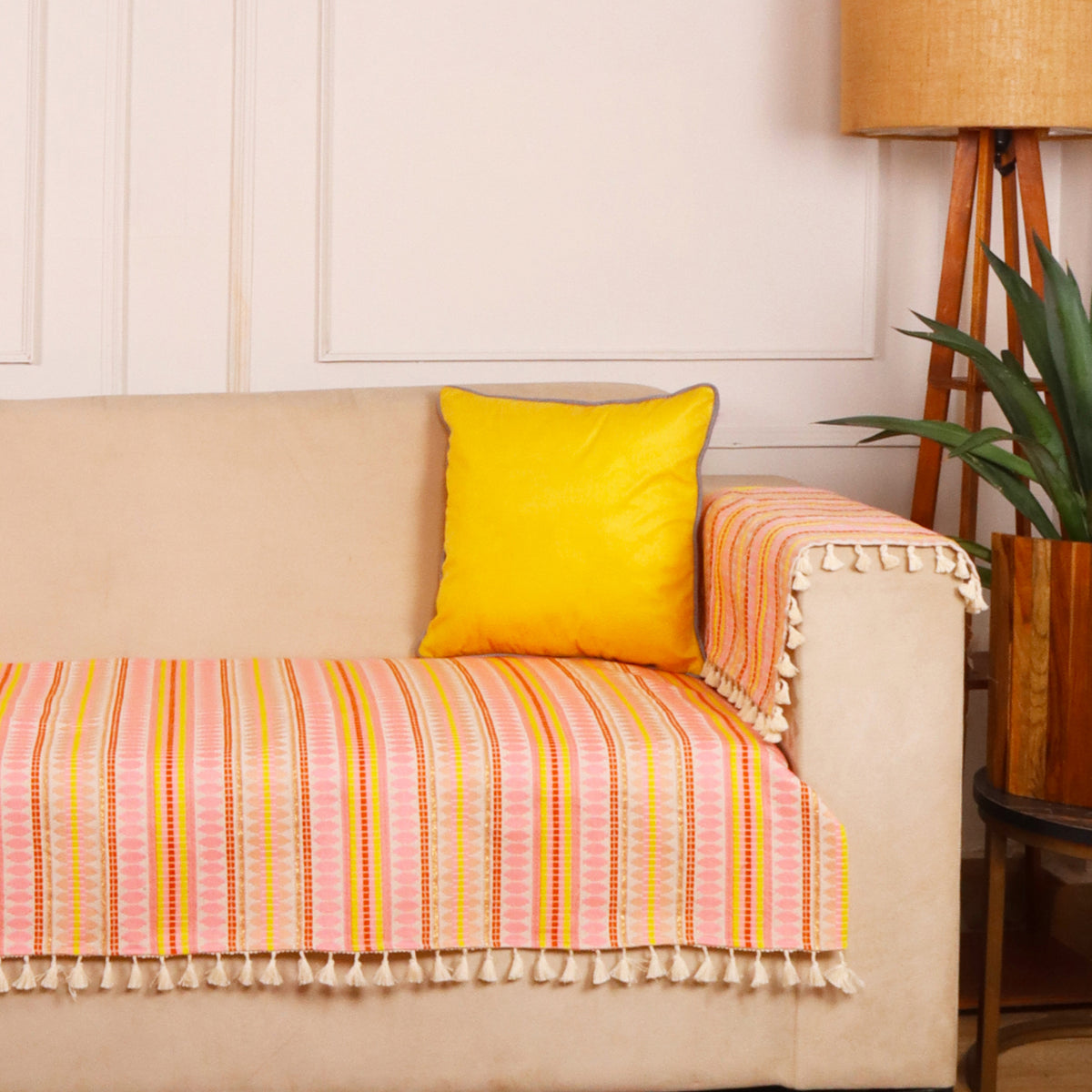 2 Seater Half (48x30 Inch),Pink