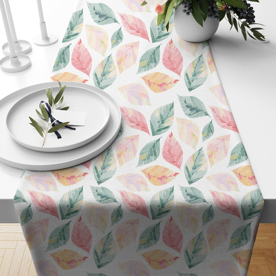 Soft Botanic Polycotton Table Runner