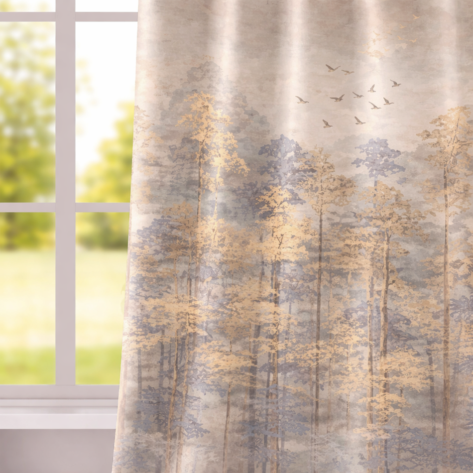 Aureo Premium Satin Room Darkening Door Curtain 7 x 4 Feet | Blocks 70–80% Light | Ideal for Bedroom, Living Room & Home Décor