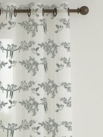 Load image into Gallery viewer, Set of 3 Window Curtains | 2 Geometric Printed + 1 Solid Sheer for Bedroom Living room | Olive
