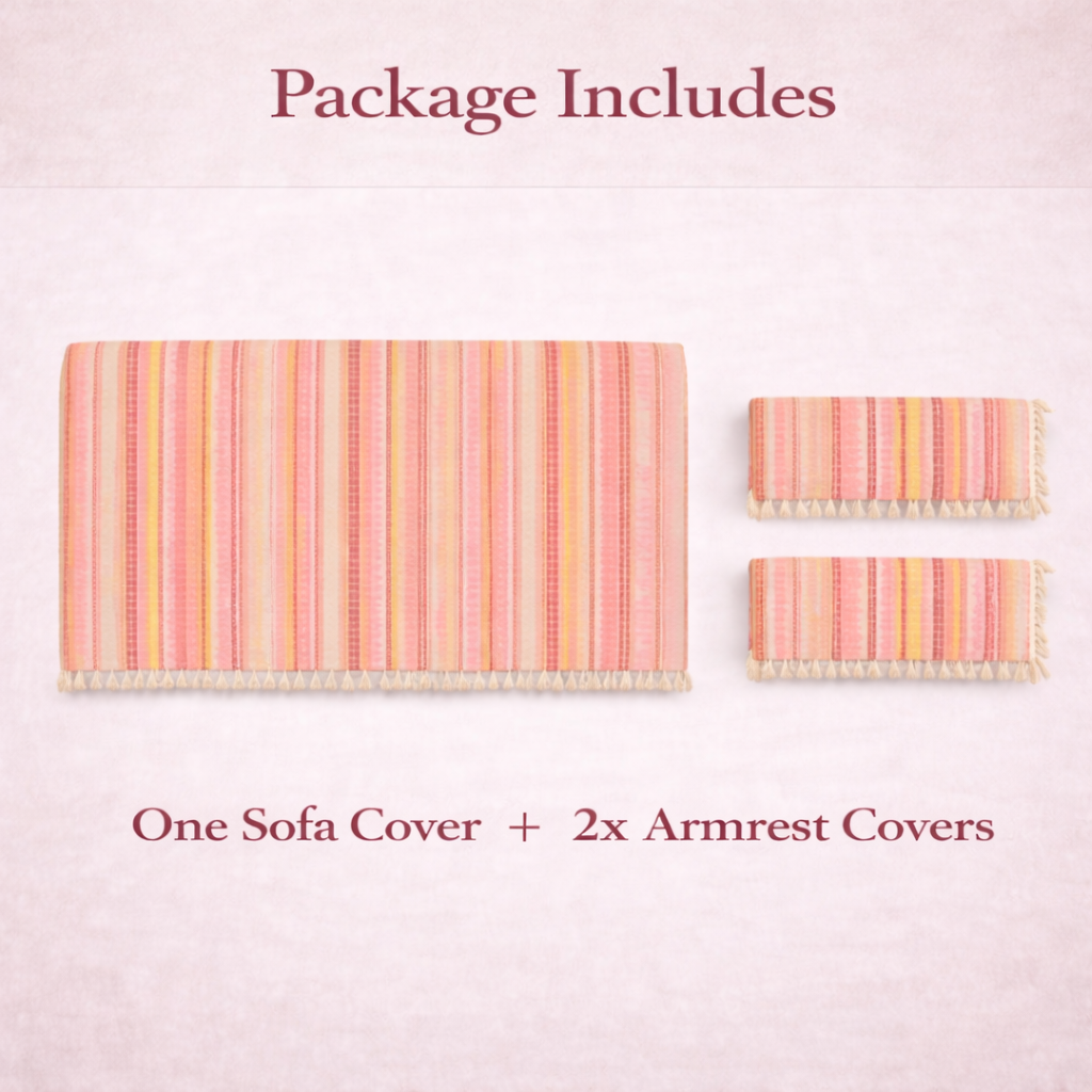 3 Seater Full (70x60 Inch),Pink