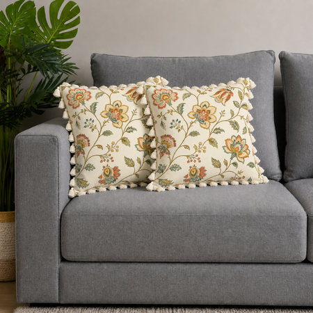 Set of 2 (16 x 16 in),Beige(Floriqa)