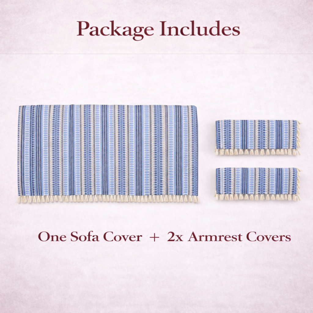 4 Seater Half (96x30 Inch),Blue