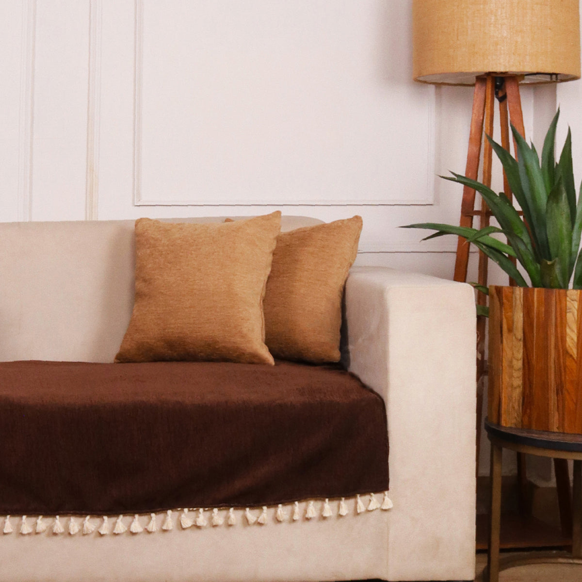 3 Seater Half (48x30 Inch),Brown