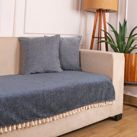 3 Seater Half (70x30 Inch),Dark Grey