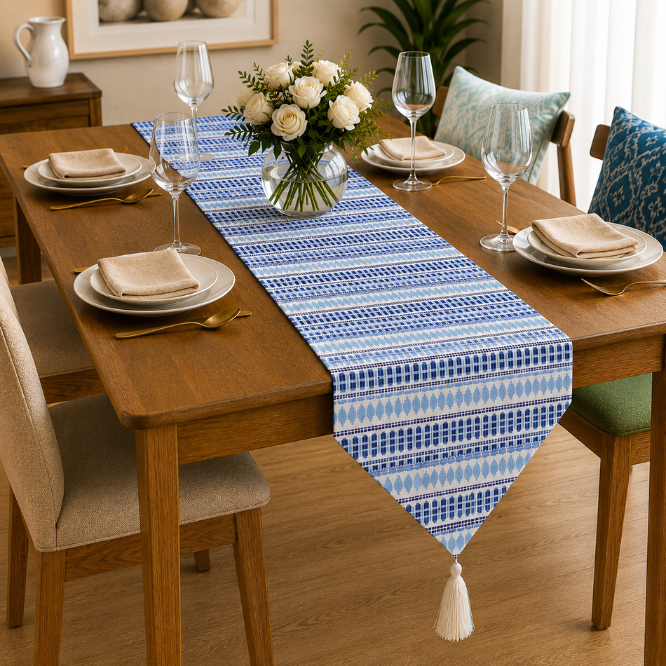 Home Glow Festive Gift Set – Sofa Cover & Table Runner