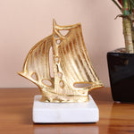 Load image into Gallery viewer, Vintage Metal Ship Figurine Maritime Collectible Display