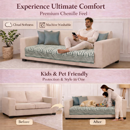 1 Seater Half (24x30 Inch),Green