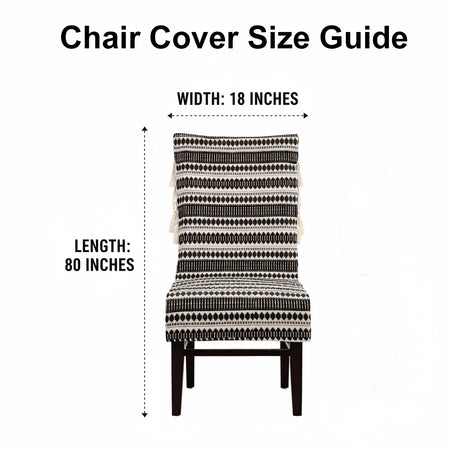 3 Seater Sofa Cover + 6 Chair Covers,Midnight