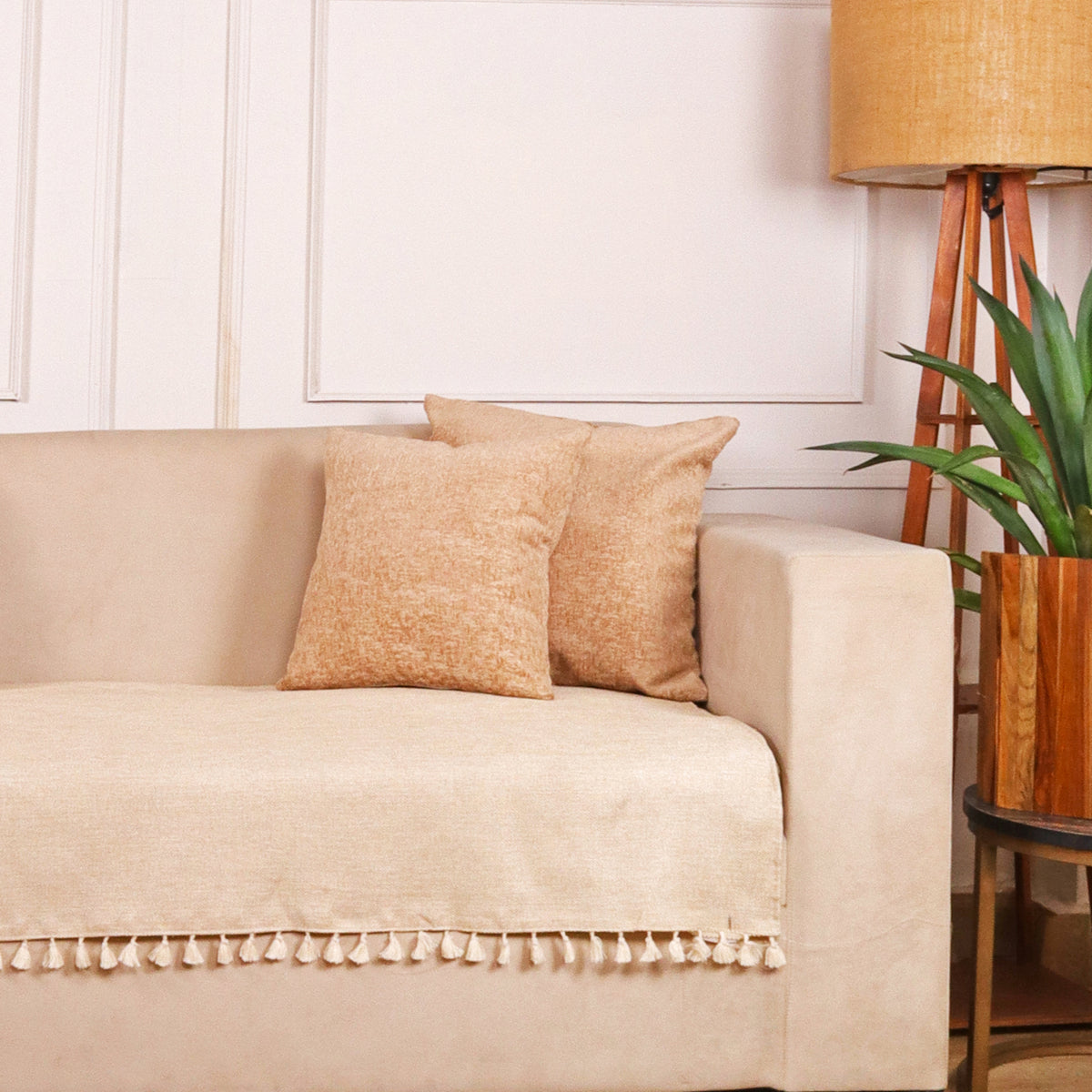 1 Seater Half (24x30 Inch),Beige