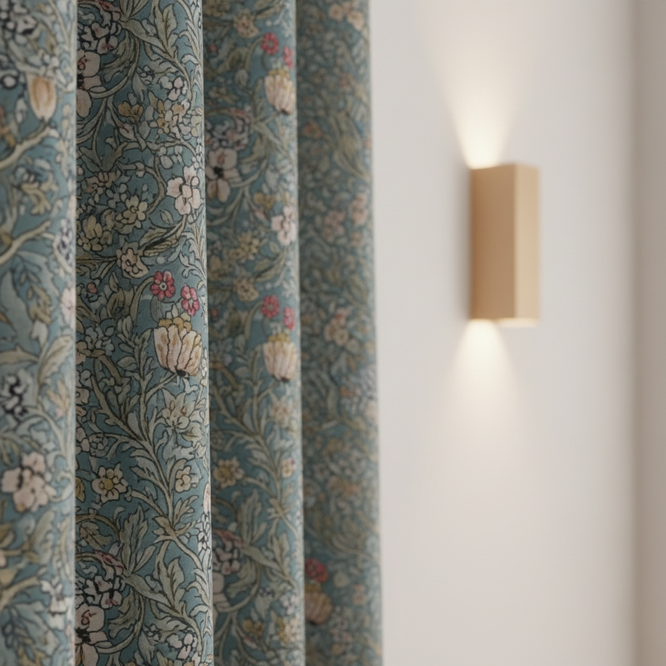 Verdant Premium Satin Room Darkening Door Curtain 7 x 4 Feet | Blocks 70–80% Light | Ideal for Bedroom, Living Room & Home Décor