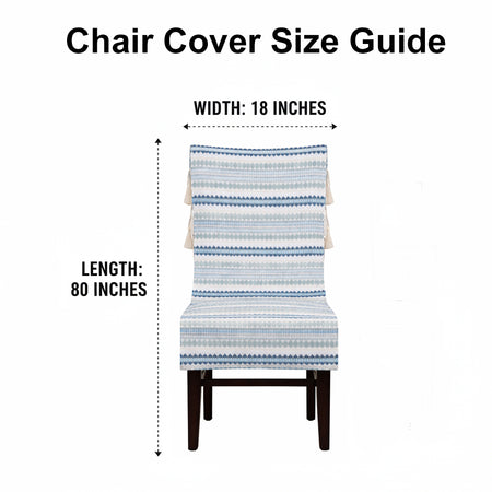 3 Seater Sofa Cover + 6 Chair Covers,Bluberry