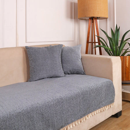 2 Seater Half (48x30 Inch),Light Grey