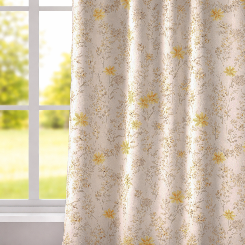 Solenne Premium Satin Room Darkening Door Curtain 7 x 4 Feet | Blocks 70–80% Light | Ideal for Bedroom, Living Room & Home Décor