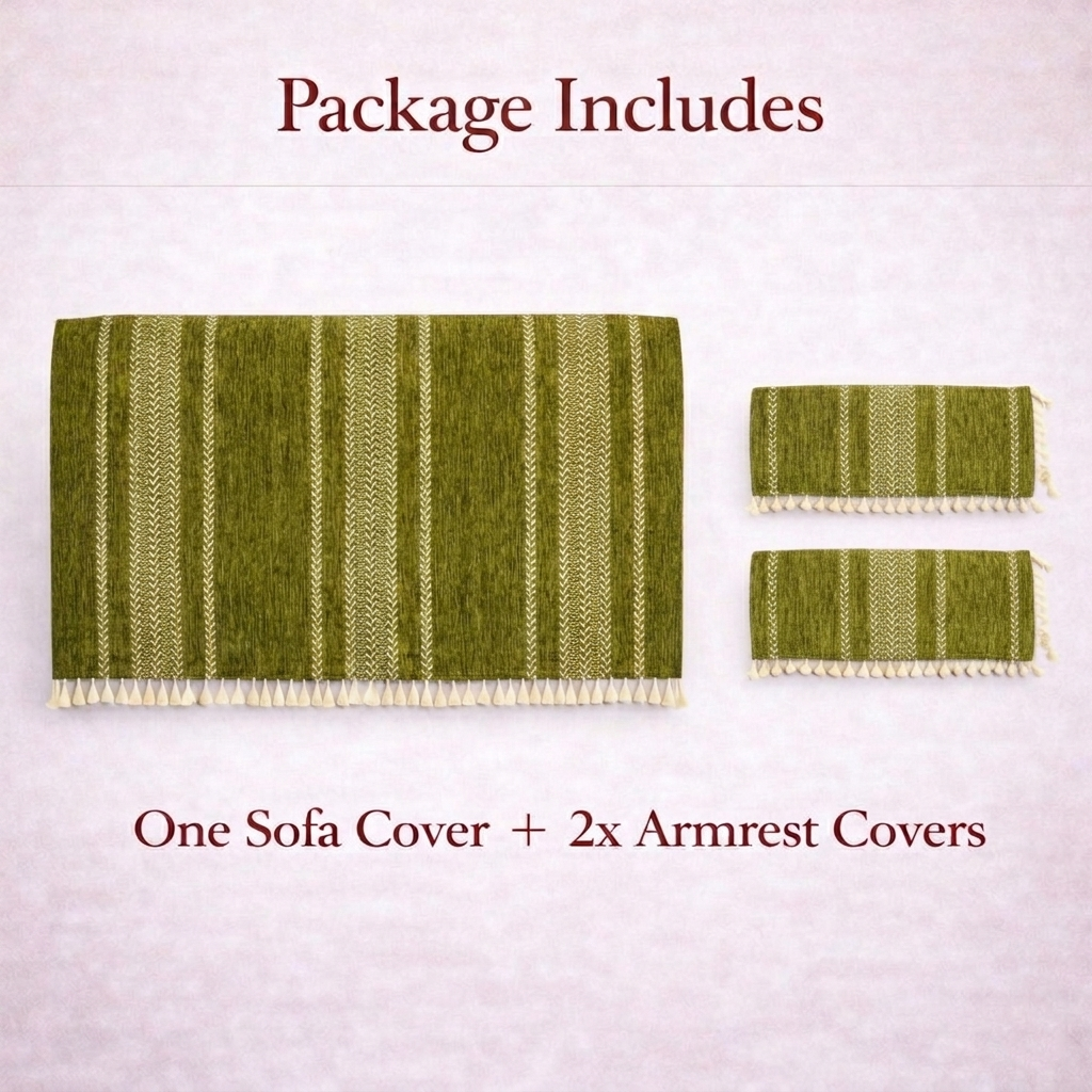 3 Seater Half (70x30 Inch),Green