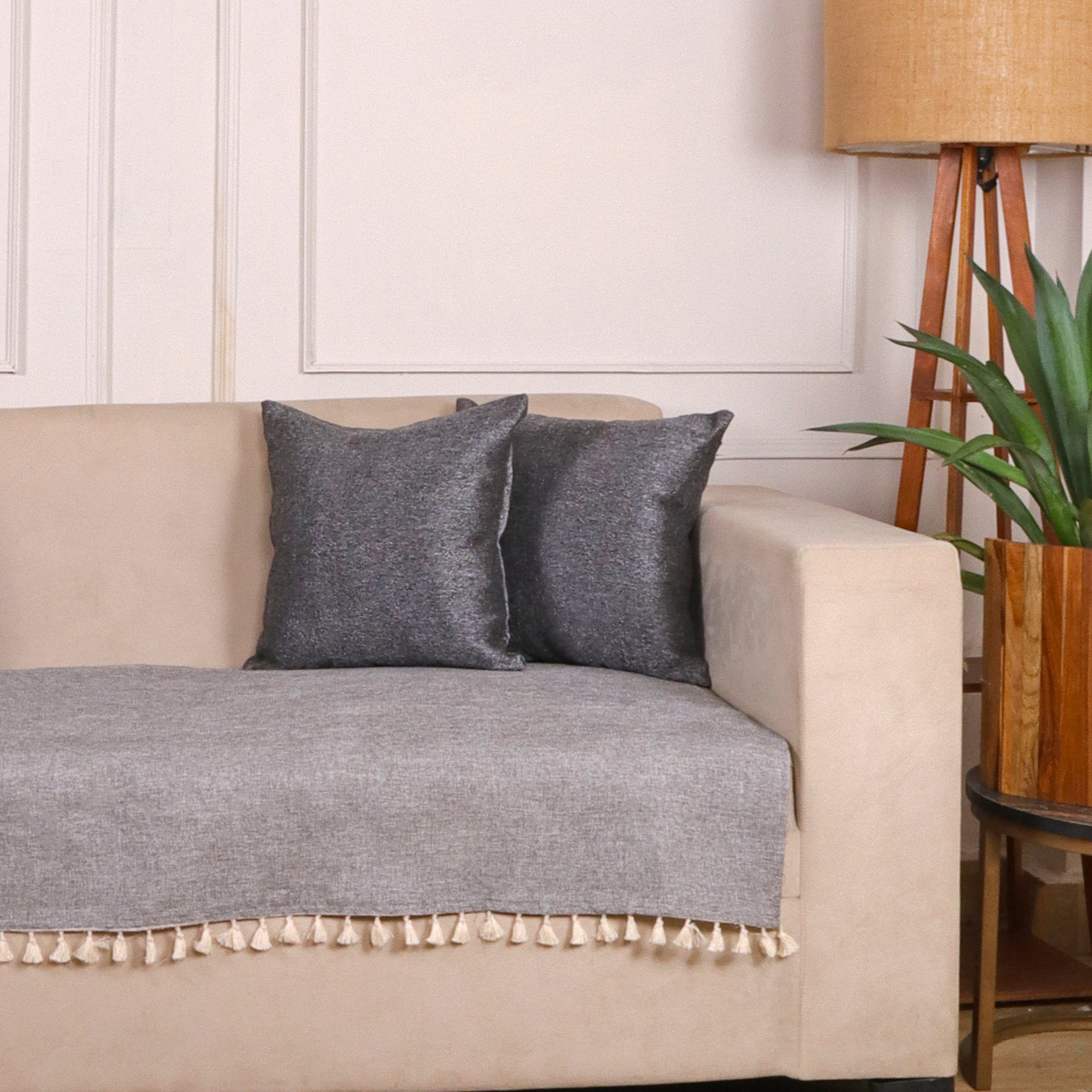 1 Seater Half (24x30 Inch),Grey