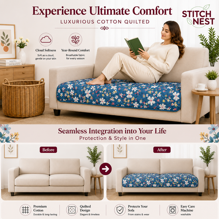 1 Seater (24x30 Inch),Sunnyblossom